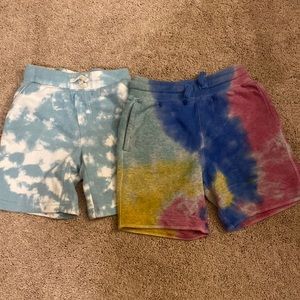 Tie dye bundle boys 5T shorts
